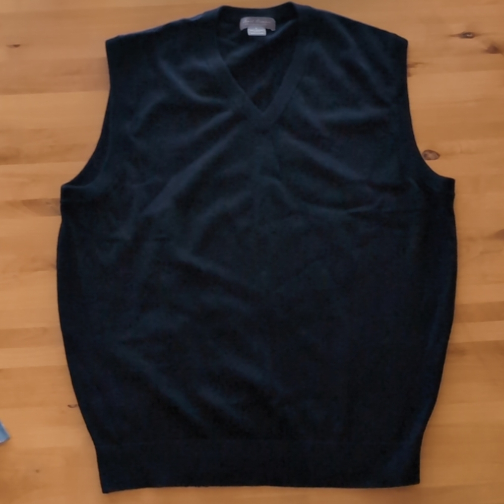 Mens Navy Blue Sweater Vest